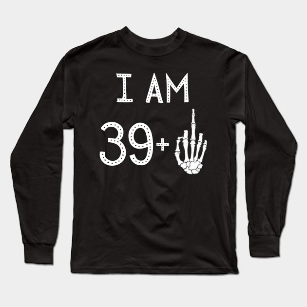 40th-birthday Long Sleeve T-Shirt by Funny sayings